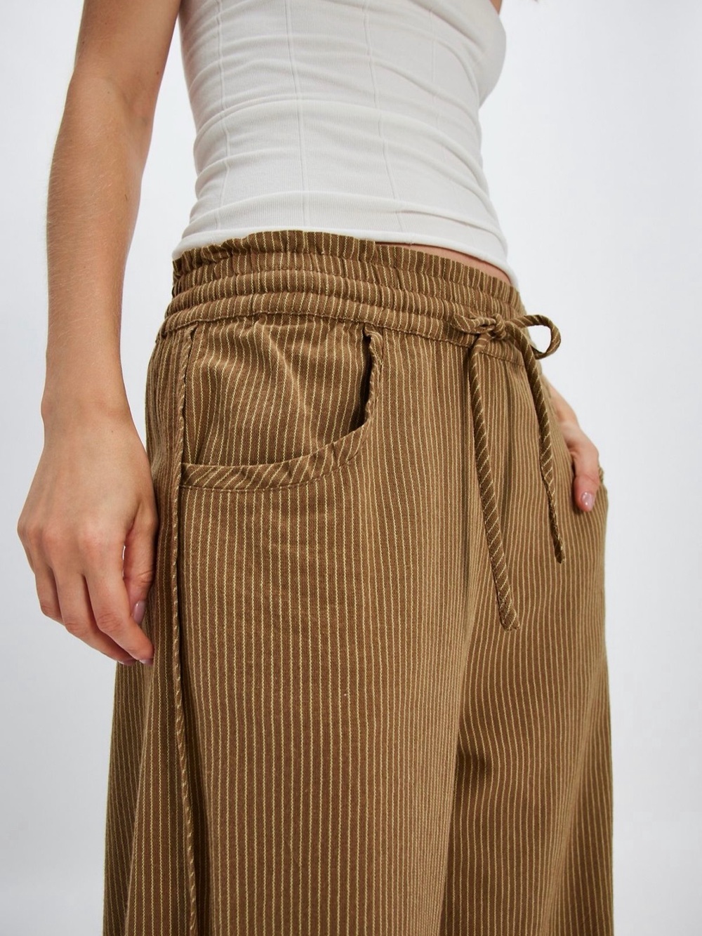 Free People Something Good Pull-On Pant size small Leaf Green